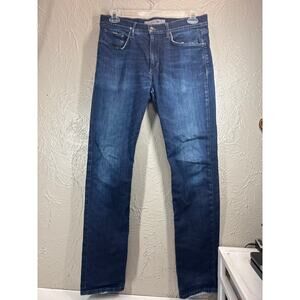 Joe's Jeans Women's Dark Blue Mid Rise Skinny Stretch Ankle Denim Pants Size 33